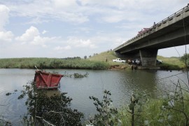 A section of the R59 was closed earlier today after a truck drove off the Taaibos Spruit bridge and into the river. The cause of the accident is still unknown.