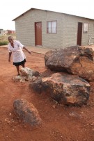 At some houses, only a bit of water comes from taps such as this one, that is completely turned open
