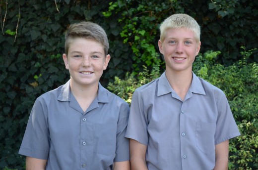 Die o.13 hokkieseuns van Laerskool Baillie Park wat gekies is vir die Potch-span is Niel Jansen van Vuuren en Danco Botes.