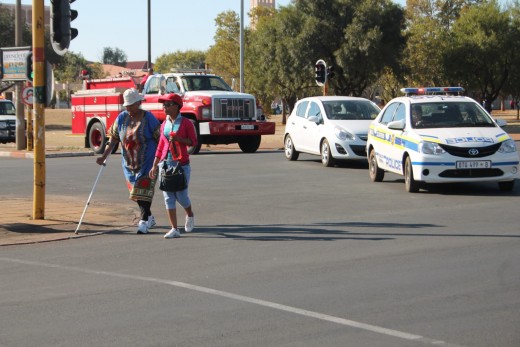 A large group, consisting mostly of pensioners from Khutsong and disabled people from the Rotalia Centre for mentally disabled people in Carletonville last week took part in a fun walk through Carletonville.