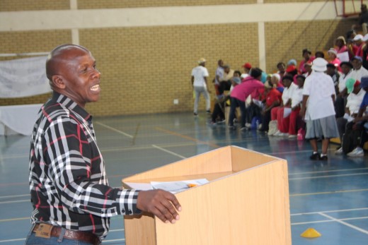 A large group, consisting mostly of pensioners from Khutsong and disabled people from the Rotalia Centre for mentally disabled people in Carletonville last week took part in a fun walk through Carletonville.