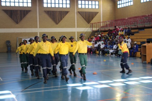 A large group, consisting mostly of pensioners from Khutsong and disabled people from the Rotalia Centre for mentally disabled people in Carletonville last week took part in a fun walk through Carletonville.