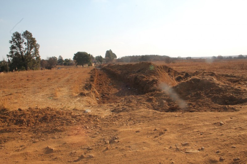 Since August 2013 when Blyvoor Mine was placed under provisional liquidation, conditions at the mine has gone from bad to worse. These photos were taken during a visit to some buildings stripped by illegal miners and metal thieves last year August.