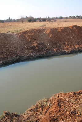 Since August 2013 when Blyvoor Mine was placed under provisional liquidation, conditions at the mine has gone from bad to worse. These photos were taken during a visit to some buildings stripped by illegal miners and metal thieves last year August.