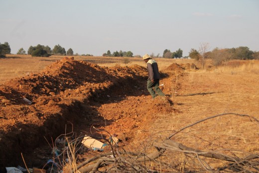 Since August 2013 when Blyvoor Mine was placed under provisional liquidation, conditions at the mine has gone from bad to worse. These photos were taken during a visit to some buildings stripped by illegal miners and metal thieves last year August.