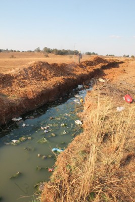 Since August 2013 when Blyvoor Mine was placed under provisional liquidation, conditions at the mine has gone from bad to worse. These photos were taken during a visit to some buildings stripped by illegal miners and metal thieves last year August.