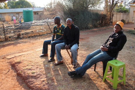 Since August 2013 when Blyvoor Mine was placed under provisional liquidation, conditions at the mine has gone from bad to worse. These photos were taken during a visit to some buildings stripped by illegal miners and metal thieves last year August.