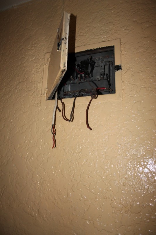 Since August 2013 when Blyvoor Mine was placed under provisional liquidation, conditions at the mine has gone from bad to worse. These photos were taken during a visit to some buildings stripped by illegal miners and metal thieves last year August.