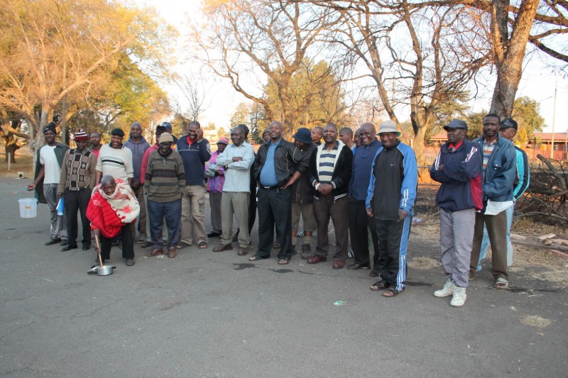 Since August 2013 when Blyvoor Mine was placed under provisional liquidation, conditions at the mine has gone from bad to worse. These photos were taken during a visit to some buildings stripped by illegal miners and metal thieves last year August.