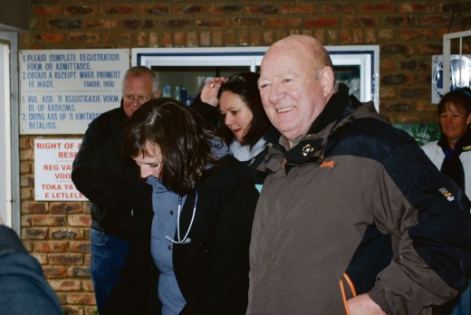 Chris de Villiers, hoof van HTS Potchefstroom, na onderwysers hom kom haal het.