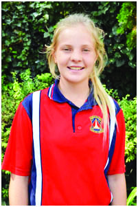 Kristi Potgieter, ‘n leerder van Laerskool Bailliepark is gekies vir die Noordwes o.13 hokkiespan.