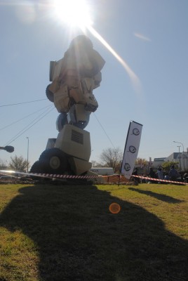 Mighty rhino warrior enraptures Potch