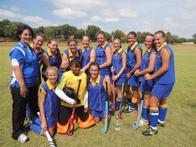 The u-15 girls' hockey team from Afrikaanse Hoërskool Germiston, coached by Martie Heystek has won the Eastern Gauteng League.